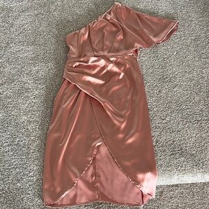 Satin cocktail dress